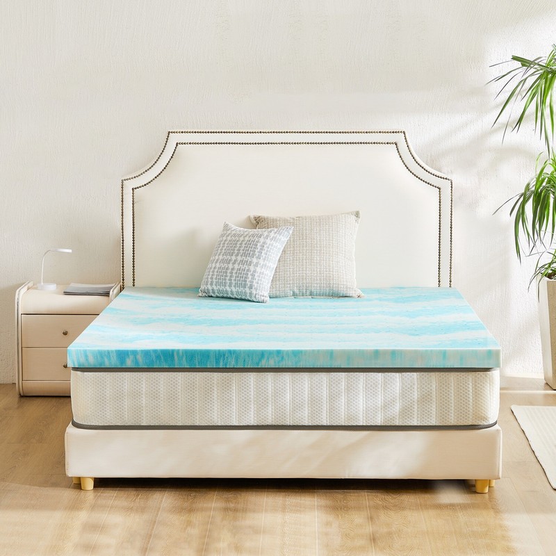 Memory Foam Comfort Bed Topper, Soft Mattress Pad for Camper or Sleeper Sofa gallery
