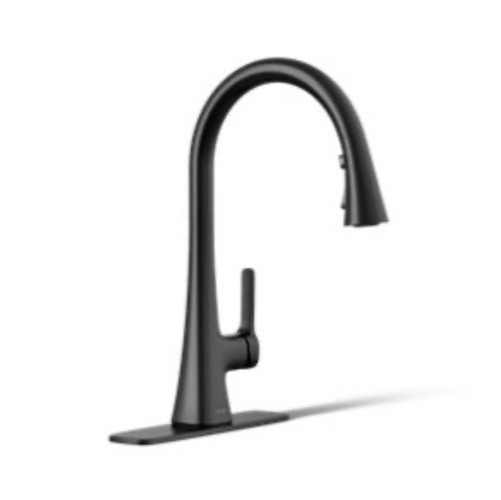 Kohler R33912-BL Guild Pull-down Kitchen Sink Faucet Matte Black NEW gallery