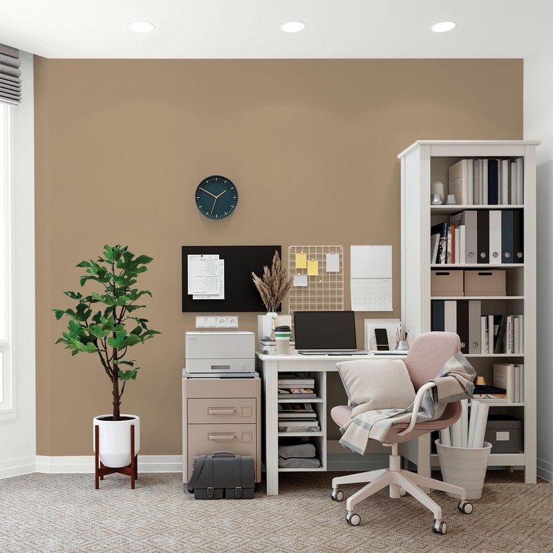 Glidden Interior Paint Premiumr Brown/Sauteed Mushroom One Coat Flat 1-Gallon gallery