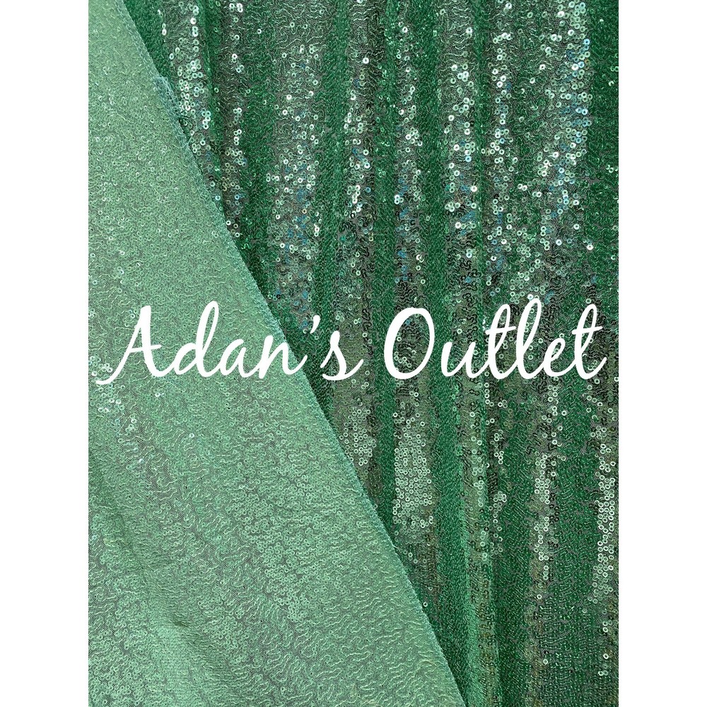 (2) silver 6 ft x 6 ft Sequined Backdrop Curtain Wedding Party Decorations