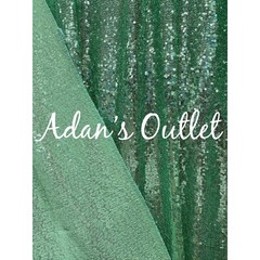 (2) silver 6 ft x 6 ft Sequined Backdrop Curtain Wedding Party Decorations