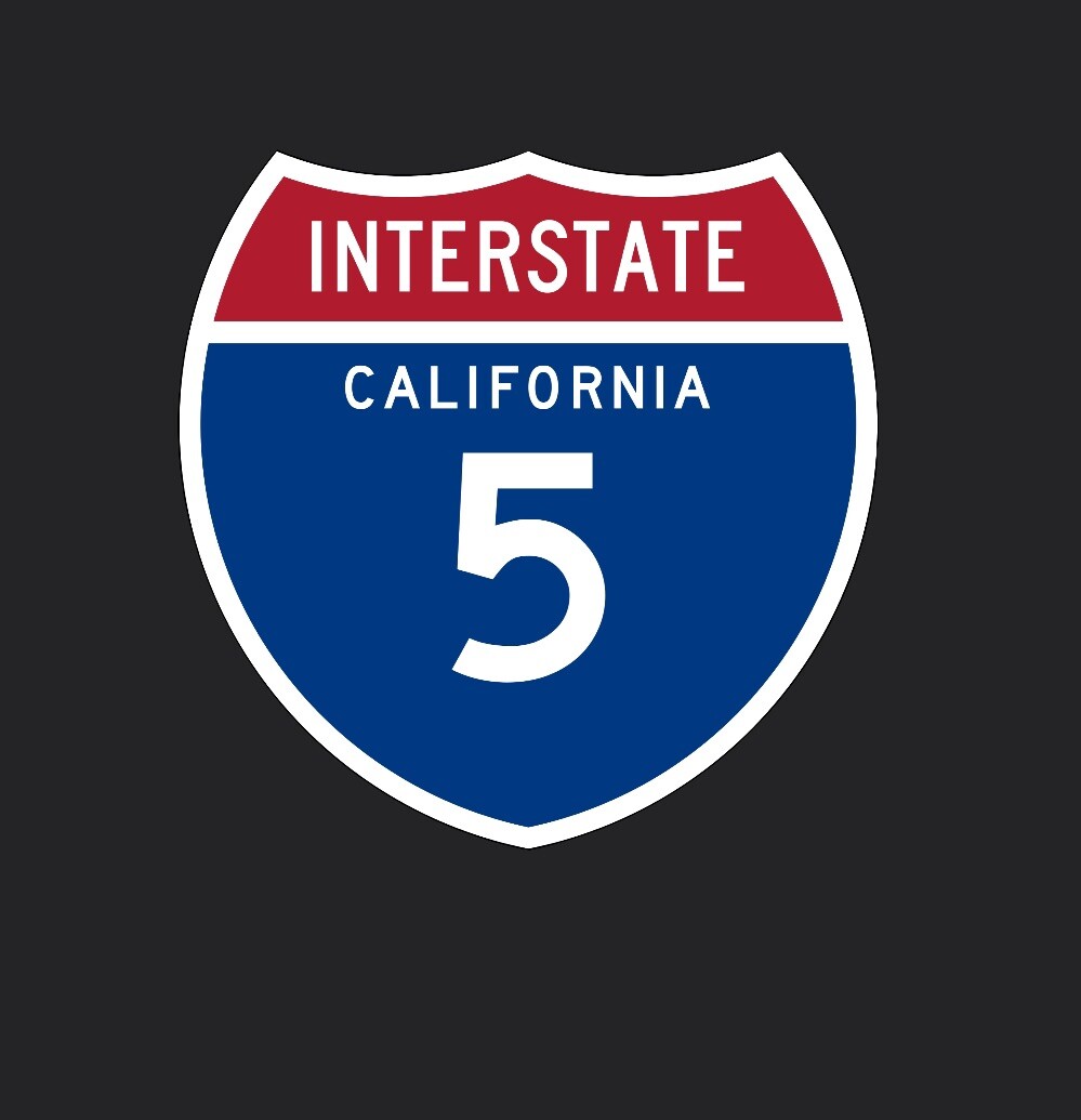 Interstate 5 California Vinyl Decal Sticker Waterproof I 5 Road Sign New 3” gallery