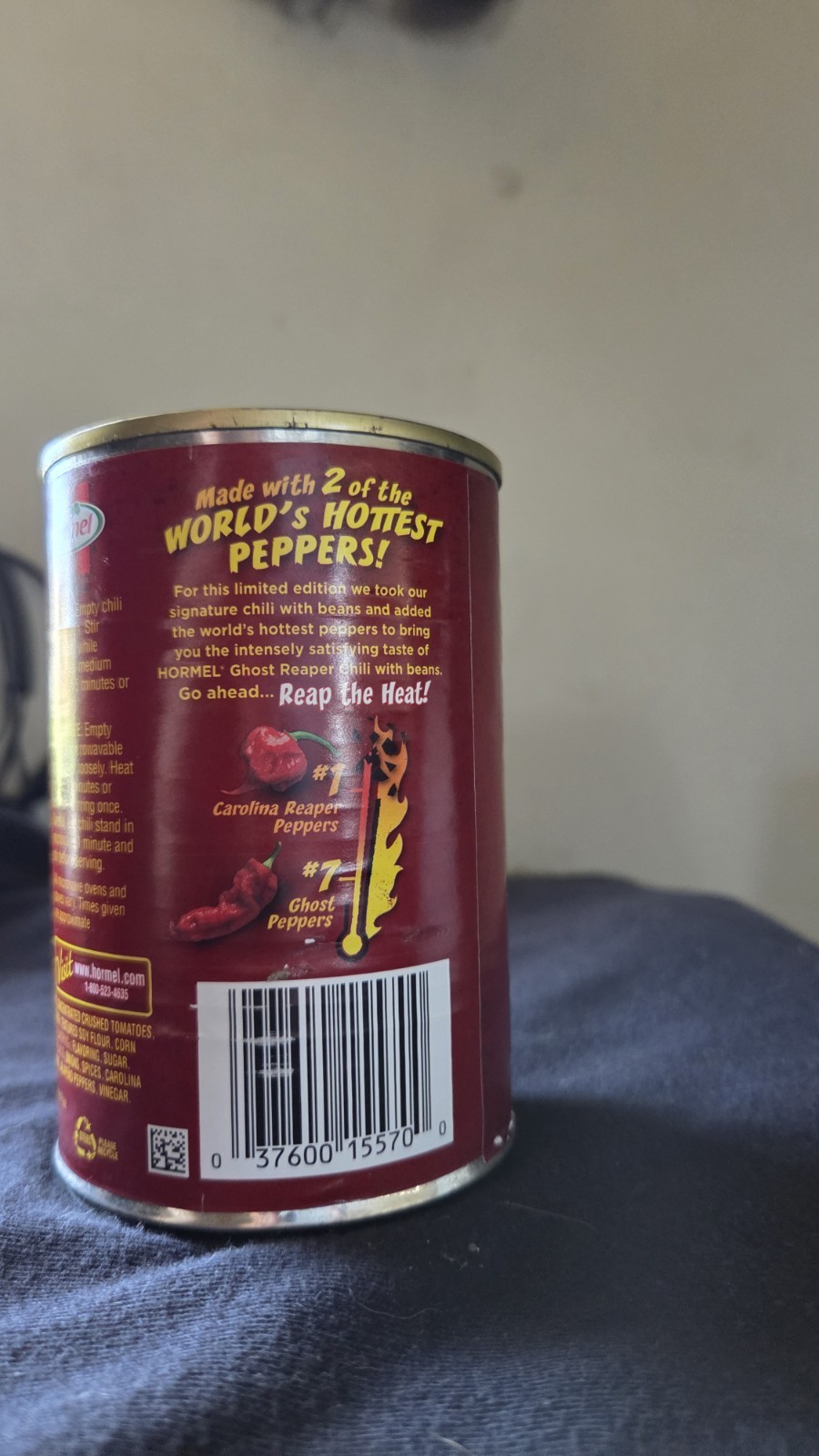 2x Hormel Ghost Reaper Chili With Beans, 15 oz “World’s Hottest” - Ltd Release! gallery