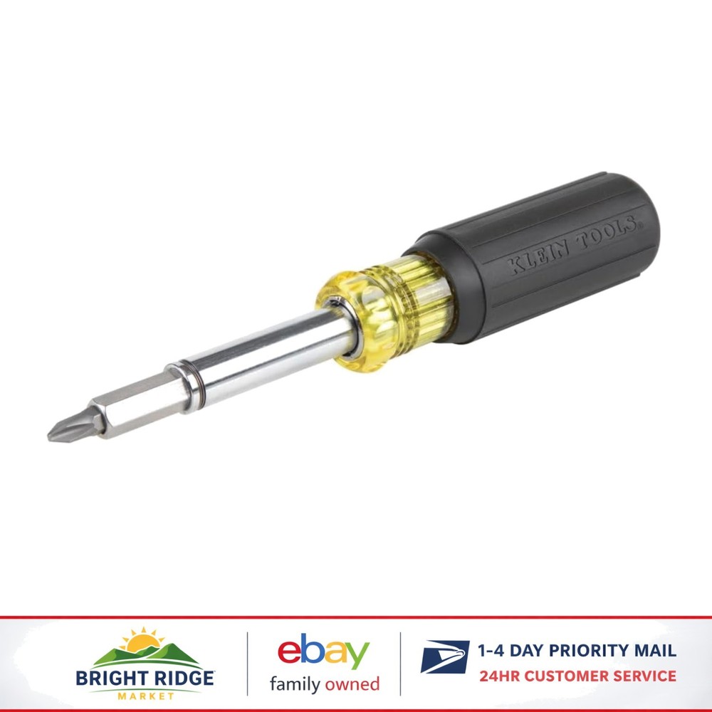 Versatile 11-in-1 Screwdriver with Magnetic Tip and Nut Driver Sizes Included