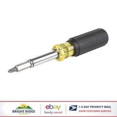 Versatile 11-in-1 Screwdriver with Magnetic Tip and Nut Driver Sizes Included