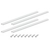 Cabinet Edge Finger Pull, 4pcs 600mm / 23.62" Hidden Cabinet Pulls, Silver gallery