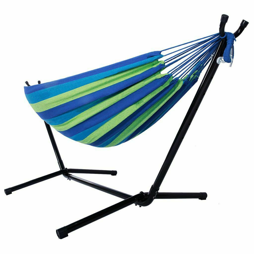 Hammock with Stand Double Standing & Spreader Bar Backyard Camping gallery