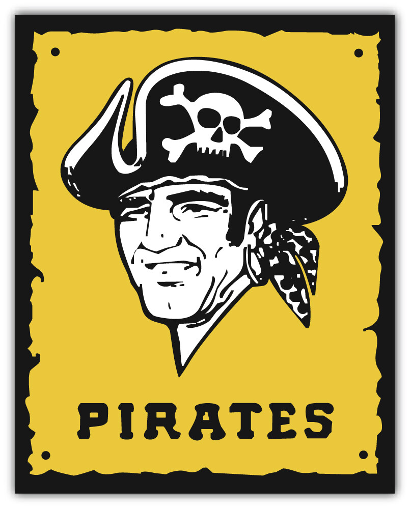 Pittsburgh Pirates MLB Baseball Sport Logo Car Bumper Sticker Decal "SIZES'' gallery