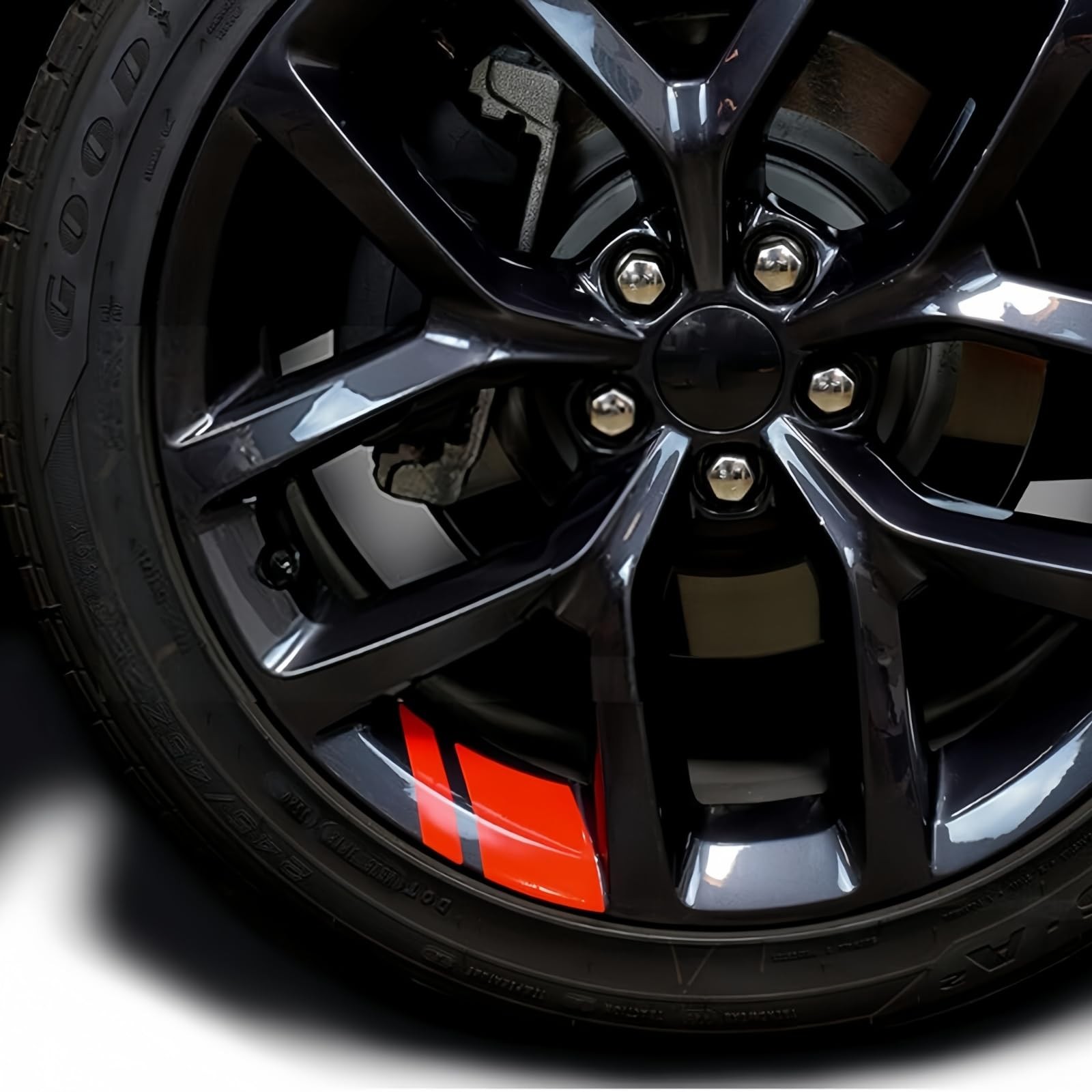 6/8pcs Rim Decal Stripes Car Decals for 1821 Inch Wheels 8 gallery