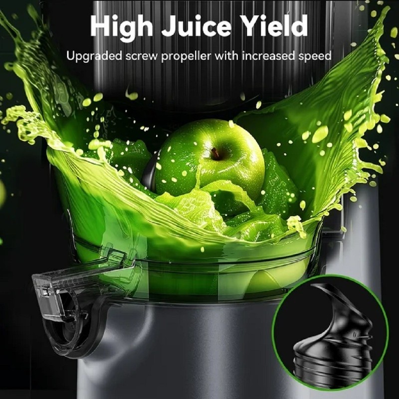 LINKChef Juicer Machine, Slow Masticating Machines with 4.1" Extra Large Feed gallery