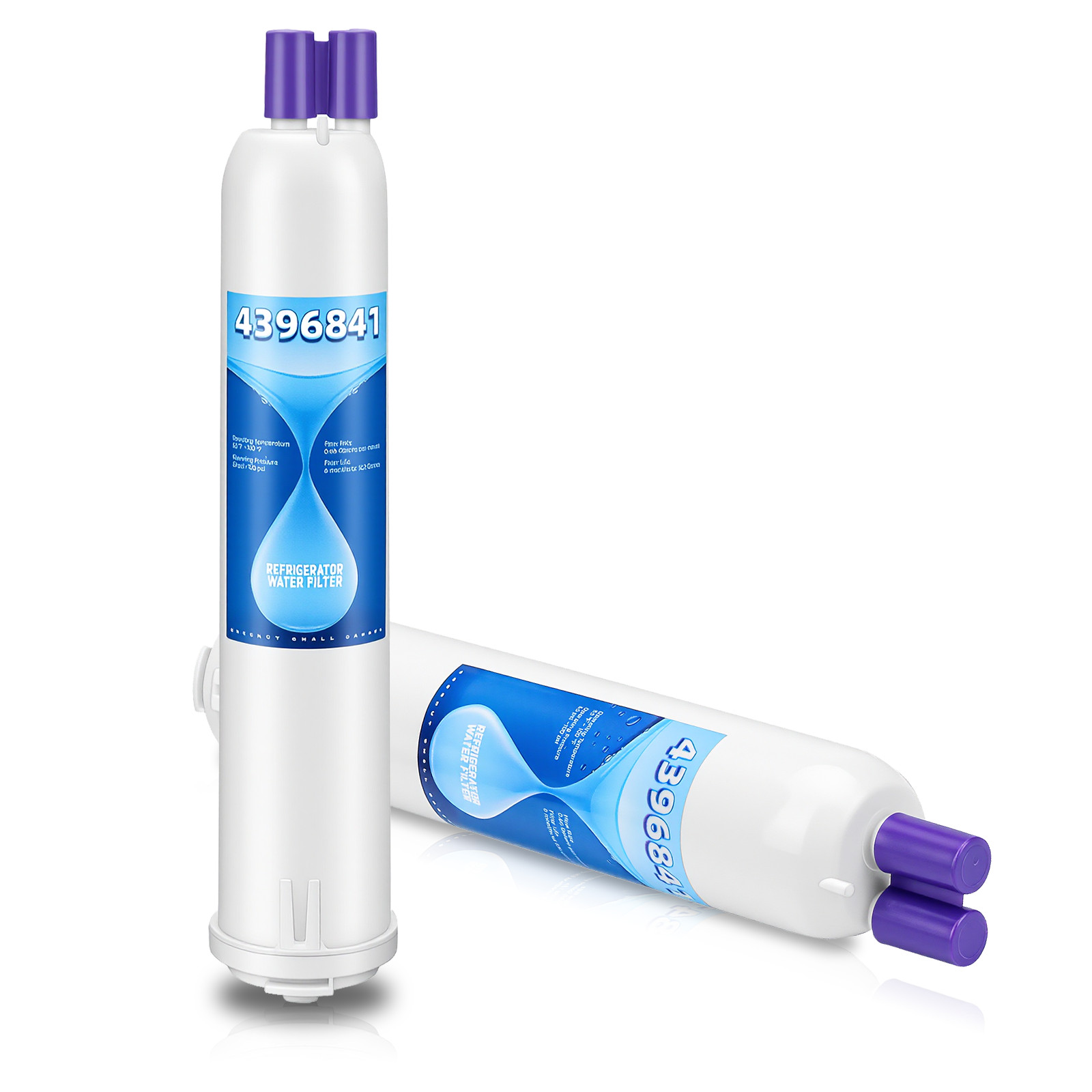 2 Pack Refrigerator Water Replacement Filter P1WB2 W10121145 gallery
