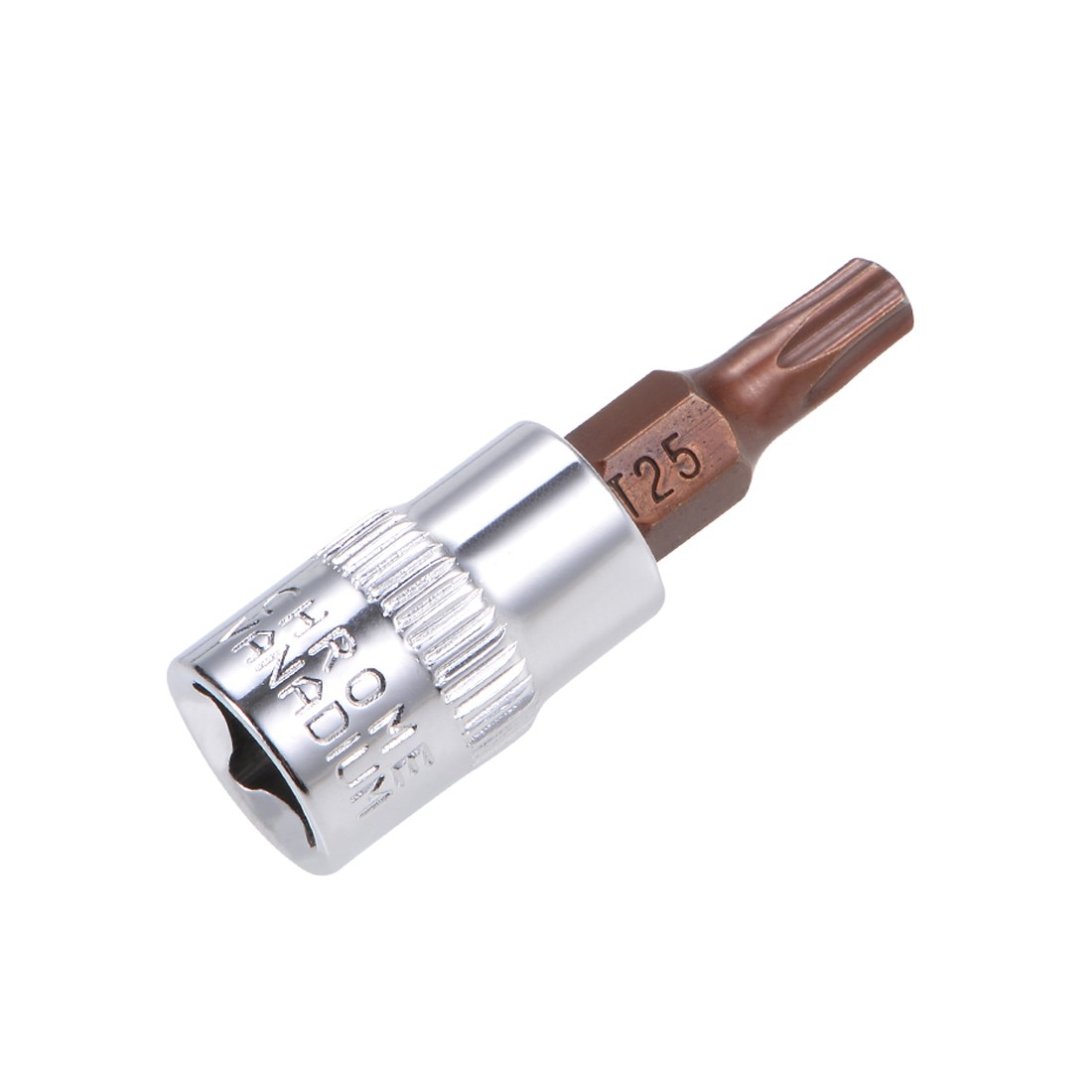 1/4" Drive T25 Torx Bit Socket 38mm Length for DIY S2 Steel CR-V Sockets 2pcs gallery