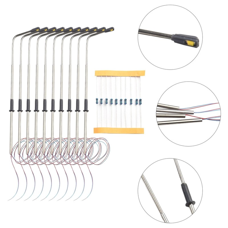 Model Street Lights 10.8cm Single Head 10Pcs Street Train Kit Brand New gallery