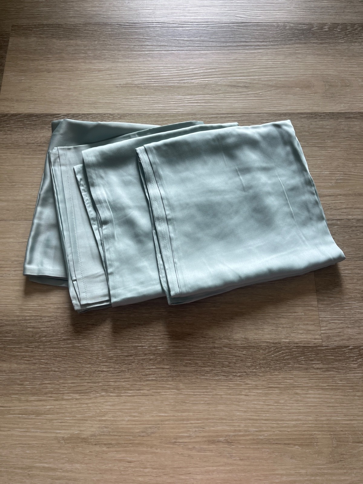 Tencel Queen Sheets Set 5pc Light Green Deep Fitted Luxuriously Soft gallery
