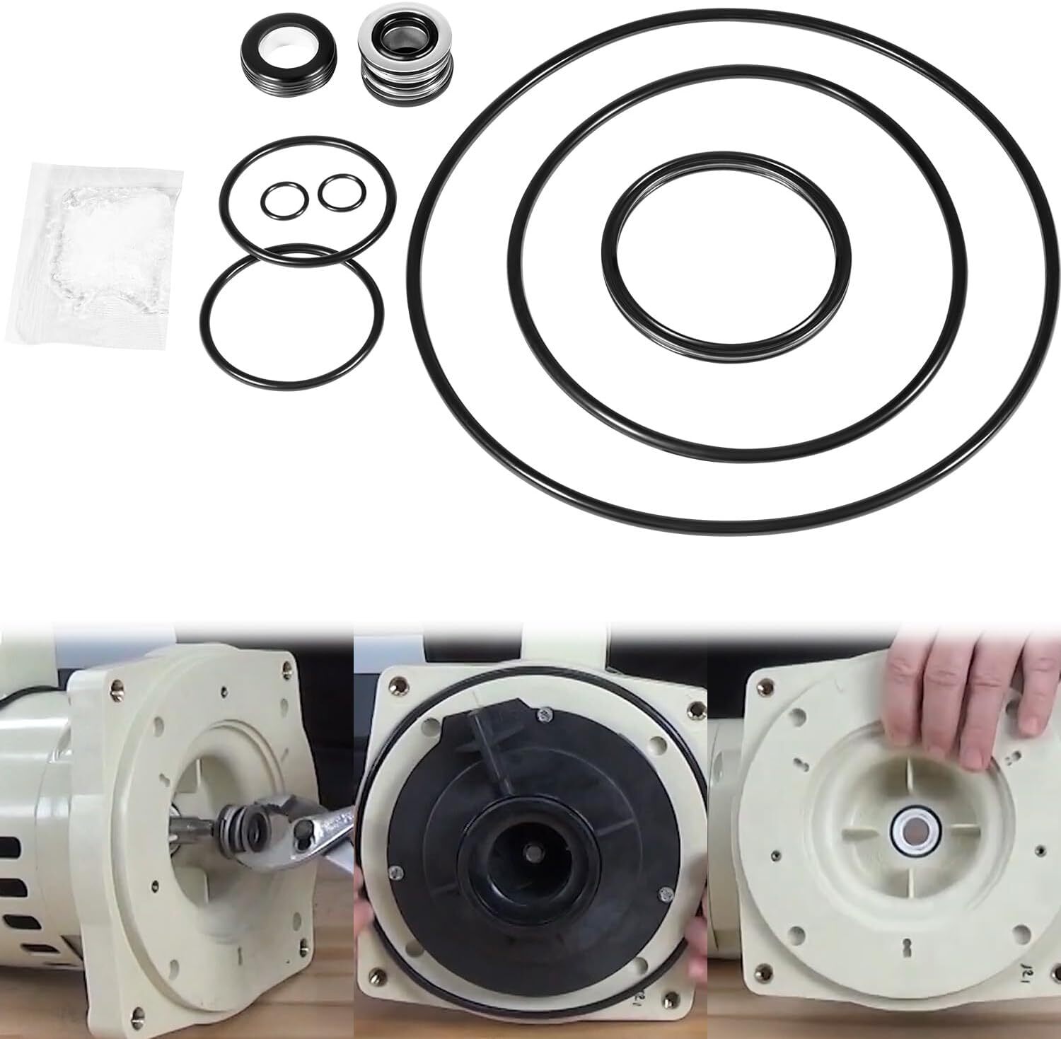 Pool Pump Gasket Seal O-Ring Rebuild Kit For Pentair SuperFlo SuperMax Kit 78 gallery
