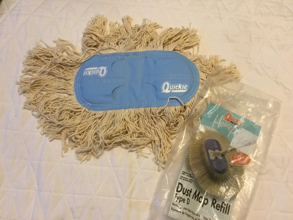 Quickie HomePro 100% Cotton Dust Mop Refill Type D Cleaning 1998