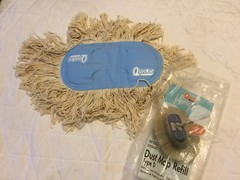 Quickie HomePro 100% Cotton Dust Mop Refill Type D Cleaning 1998