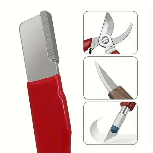 2Pcs Knife & Scissors Sharpener, Professional Kitchen & Garden Tool Sharpen gallery