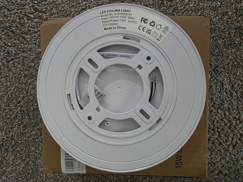 7 Inch LED Flush Mount Ceiling Light Fixture, 15W 1600LM, Super Slim (6PACKS) gallery