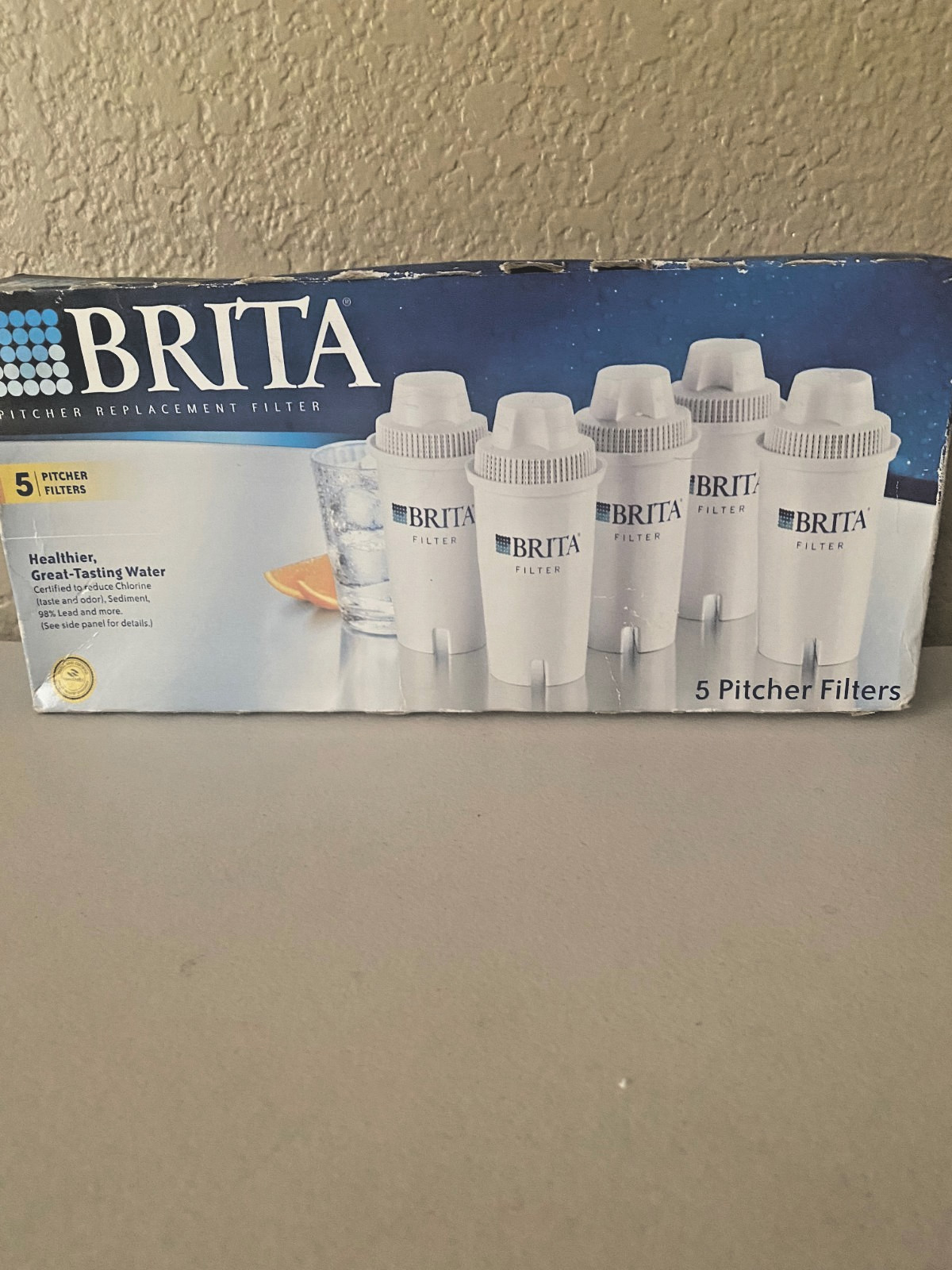Brita 5 Pack Pitcher Standard Replacement Filters New Sealed Unopened gallery