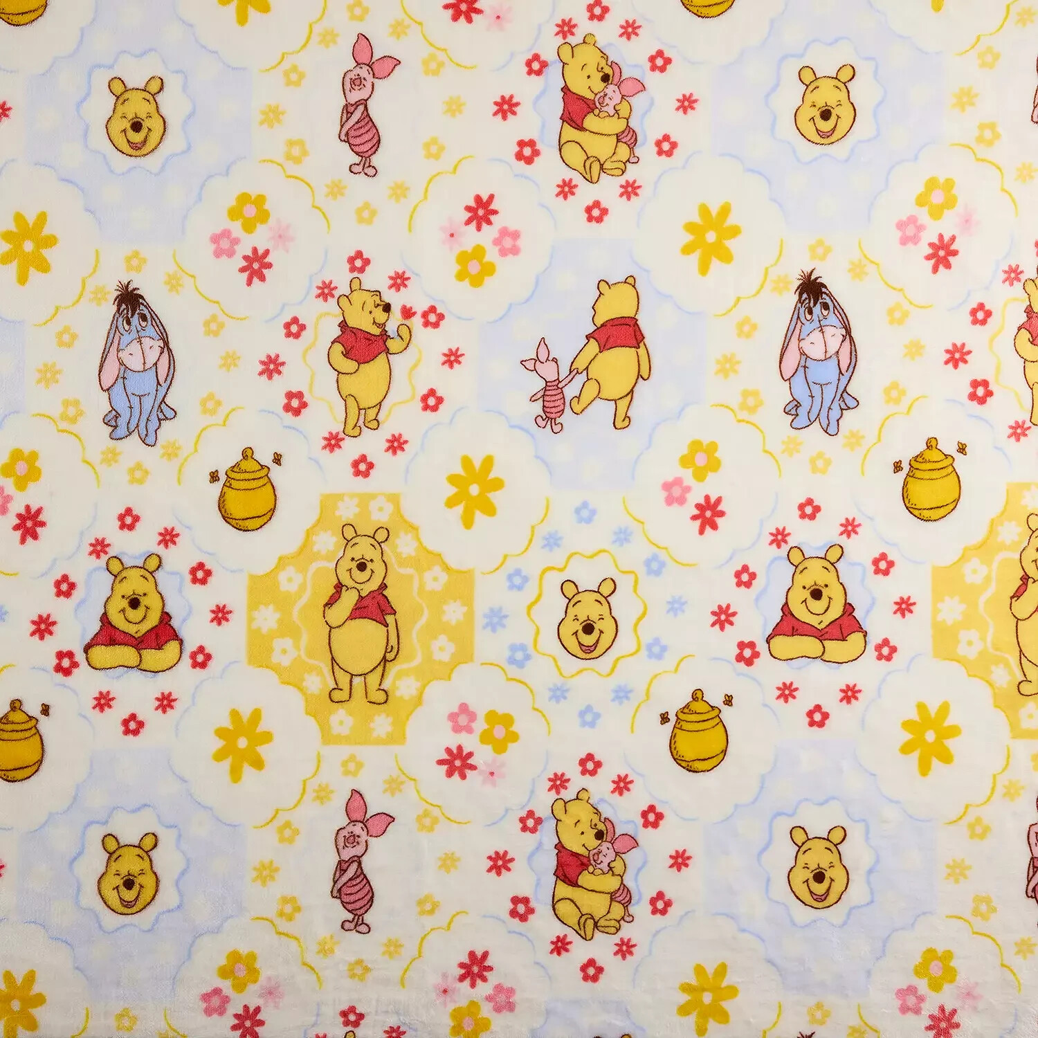 NEW DISNEY WINNIE THE POOH SOFT PLUSH THROW BLANKET THE BIG ONE 5X6 FT gallery