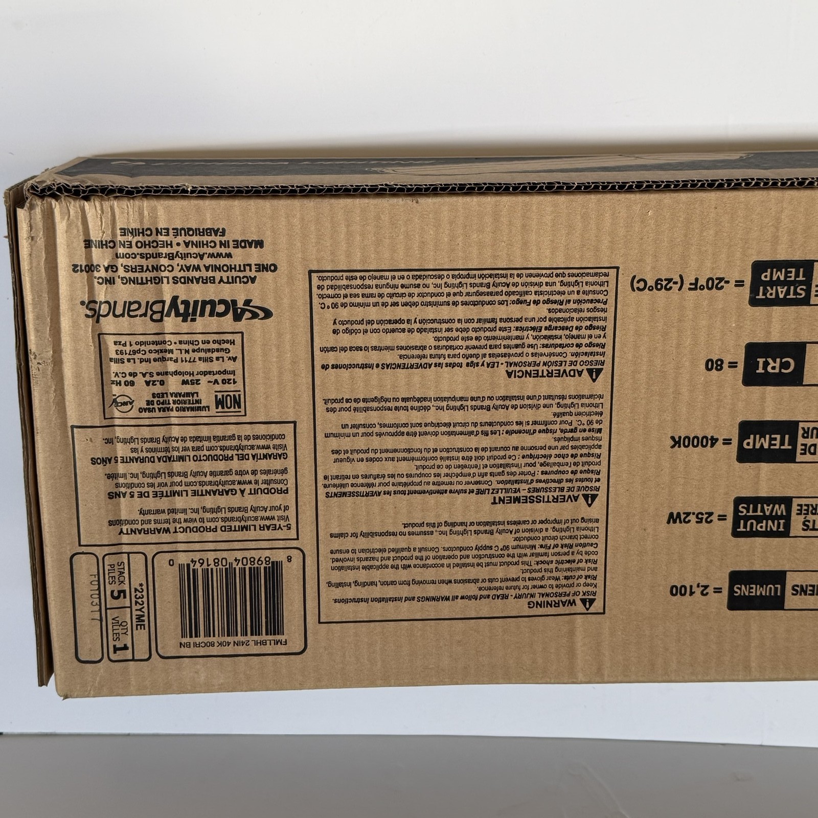 Lithonia Lighting 2ft LED Lindbergh Surface Mount Ceiling Light 4000K New gallery