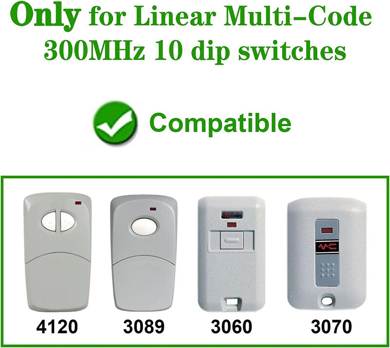130ft Range Garage Door Remote Control 1-Button Design with 12V 23A Battery gallery