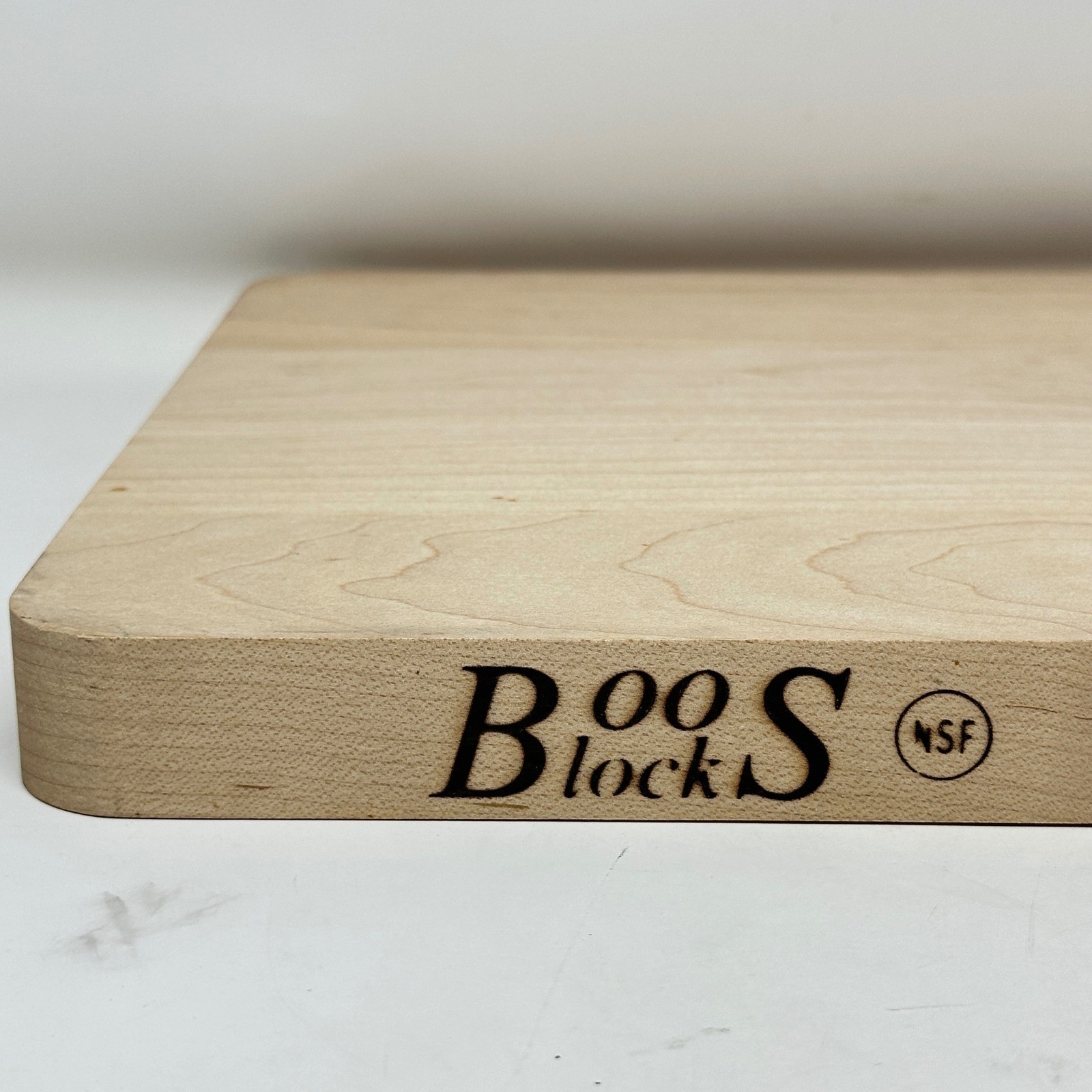 John Boos Maple Wood Cutting Board Reversible Boos Block NSF 16x10 Made in USA gallery