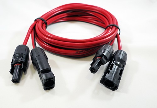 15' feet Solar Panel Extension Cord 500 Watts Cable foot Connector gallery