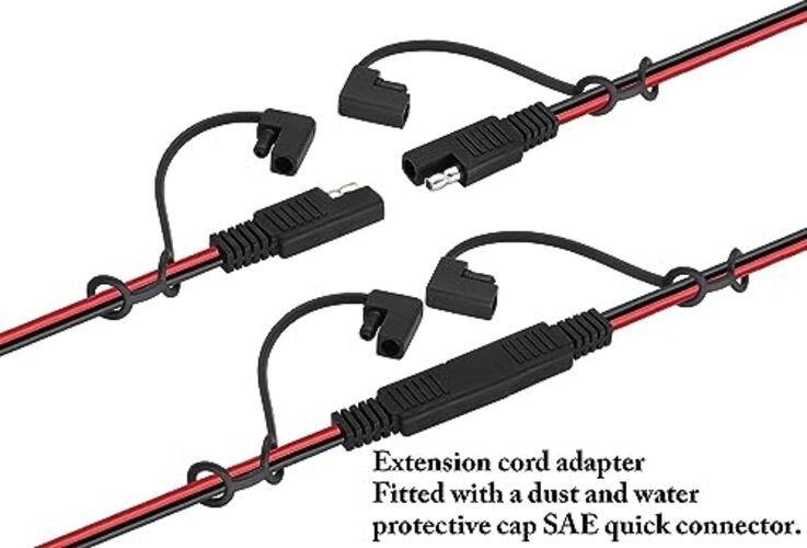 14AWG SAE 2 Pin Single Plug Quick Connector, 30cm 14AWG SAE Plug(4 Pack) gallery