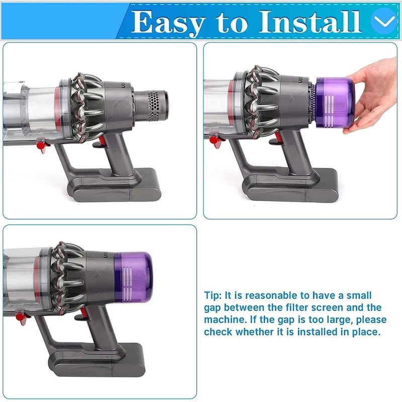 Filters Replacement for Dyson V11 Cordless Vacuum,V15 Detect, Part # 970013-02 gallery