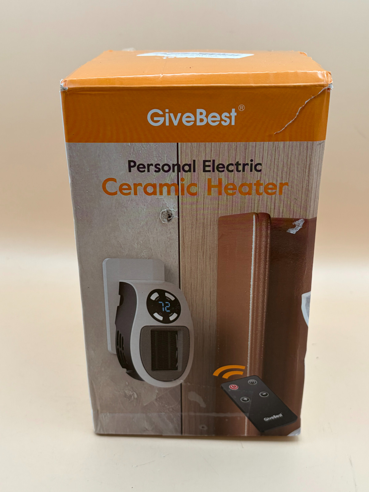 GiveBest Personal Electric Ceramic Heater 450W With 12 Hour Timer - New Open Box gallery