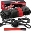 Synthetic Winch Rope - 1/4" x 50ft 10,000LBS 1/4" rope with 6" fairlead Black gallery