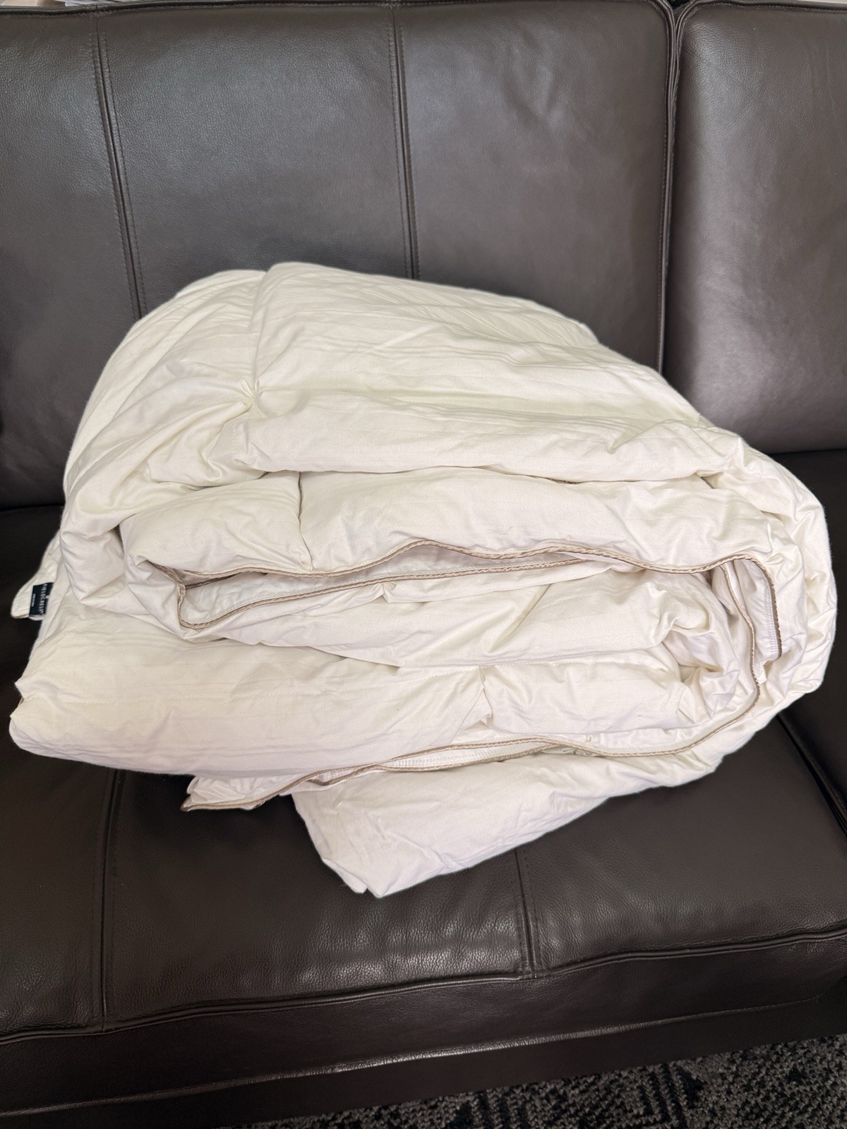 Fieldcrest Twin Duck Down Comforter White Cotton NEW Lightweight All Season gallery