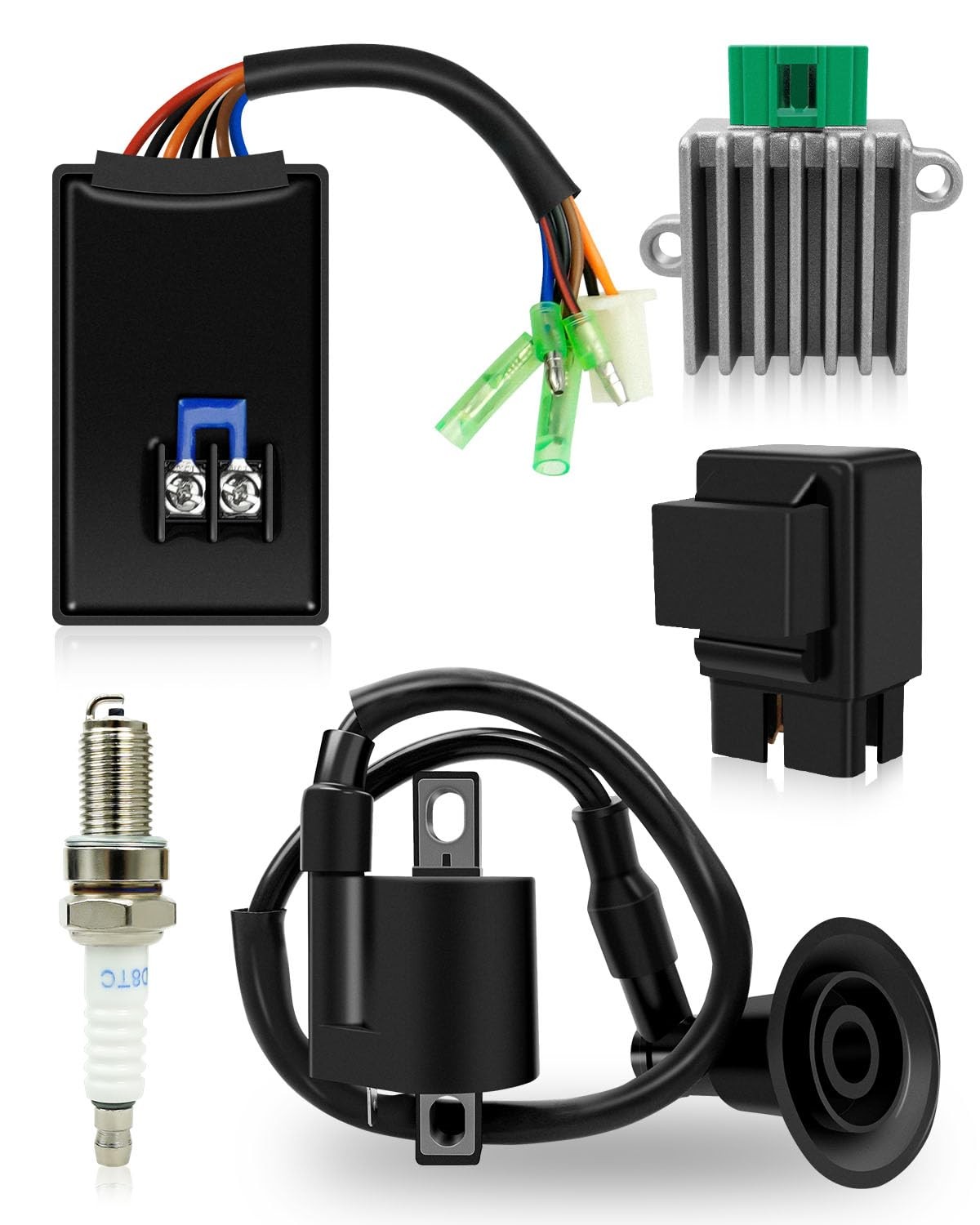 5PCS CDI Ignition Coil Kit for Polaris Sportsman Scrambler 90 50 2001-2007 gallery