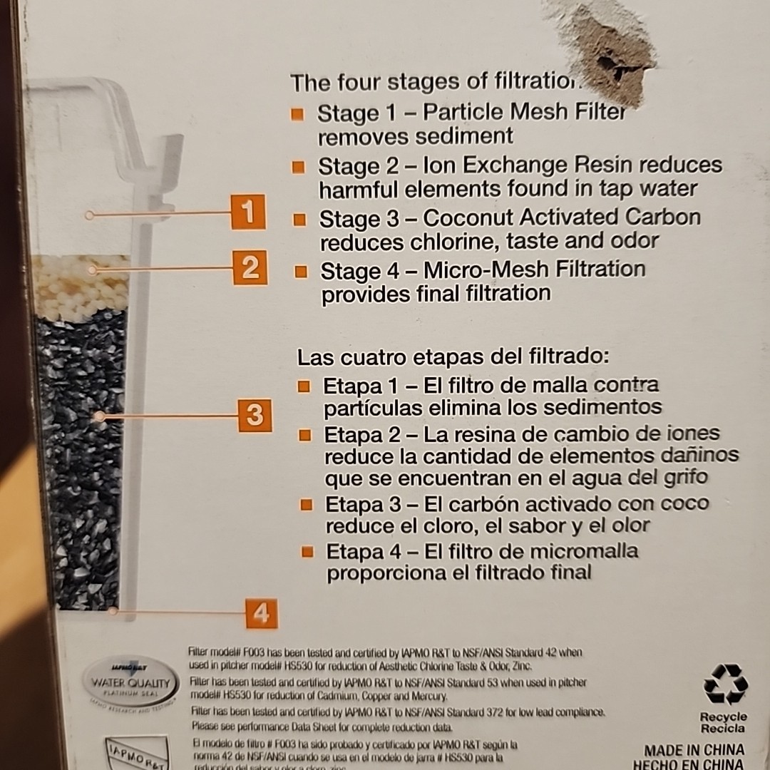 NEW HDX Water Pitcher Universal Replacment Water Filter Cartridges 8-Pack gallery