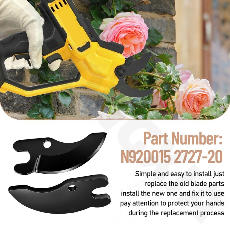 2Pk N920015 Replacement Pruning Shears Blades For Dewalt 20V Max Cordless Pruner gallery