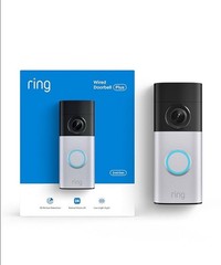 RING Wired Doorbell Plus (2nd Gen) Retina 2k & 3D Motion Detection NEW & SEALED