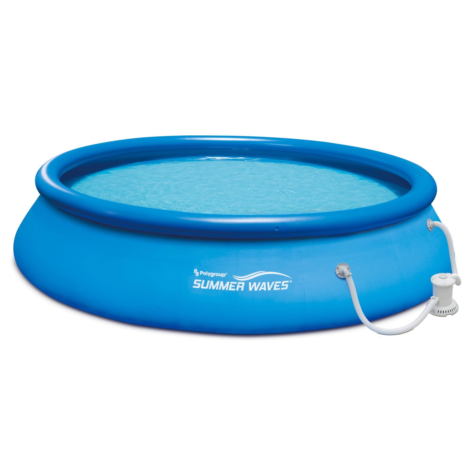 Summer Waves 15ft x 36in Quick Set Inflatable Above Ground Pool & Pump(Open Box) gallery