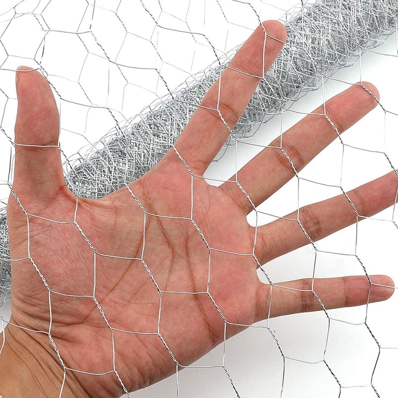25M Roll Welded Chicken Wire Mesh Animal Fence Barrier Garden Fencing Net Strong gallery