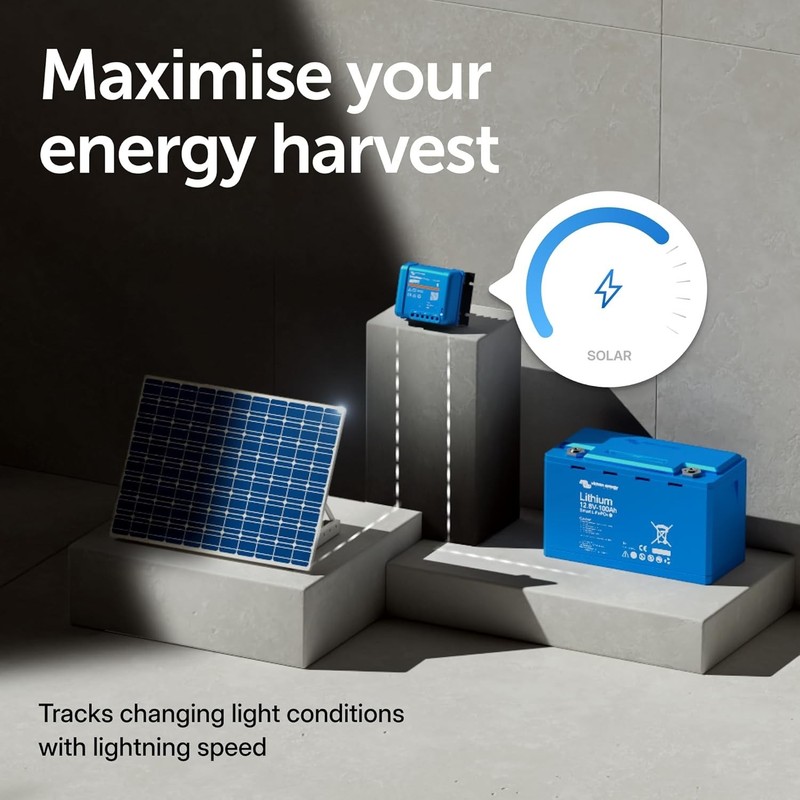 Optimize Solar Energy with SmartSolar 48V MPPT Charge Controller - 20A Bluetooth gallery