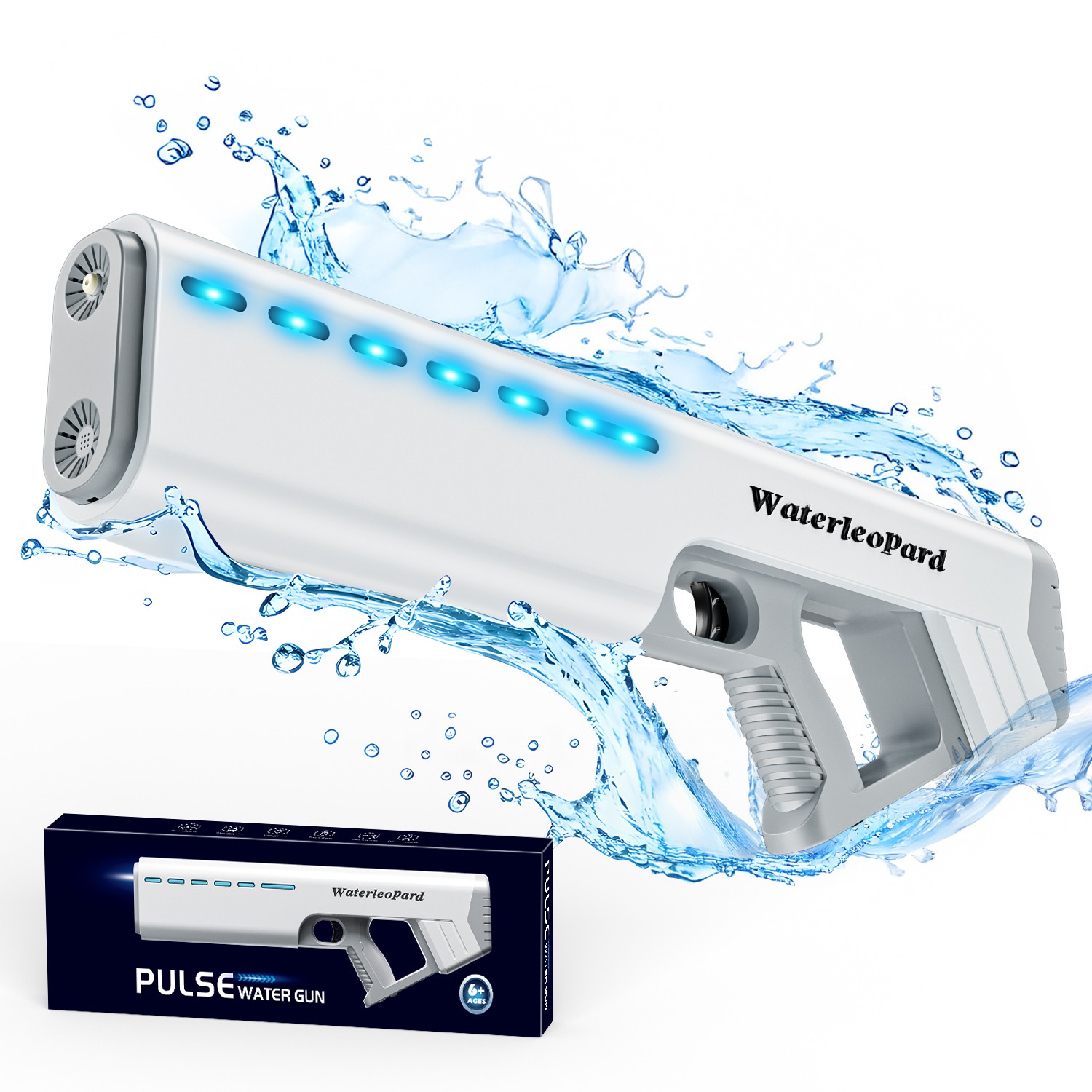 Electric Water Gun with Automatic Water Absorption Pool Garden Fun for Adult Kid gallery