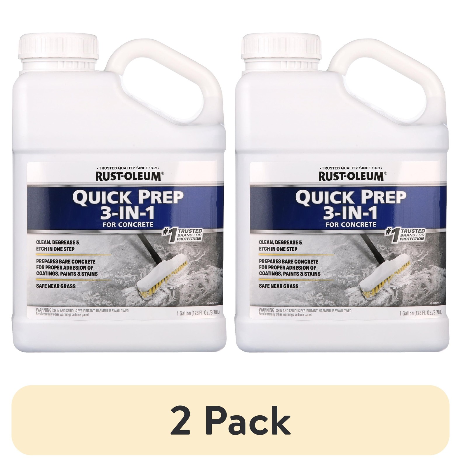 (2 pack)Quick Prep 3-in-1 Cleaner, Degreaser & Etch-362970, Gallon delivery fast gallery