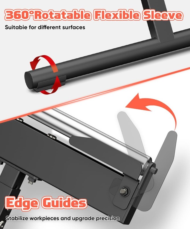 2-Pack Roller Stand for Woodworking, 260 LB Load Capacity, 29-42" Adjustable ... gallery