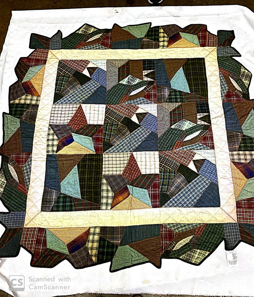 HOME SPUN MAGIC- MULTICOLOR- SIZE 53"X53" - 100% COTTON 