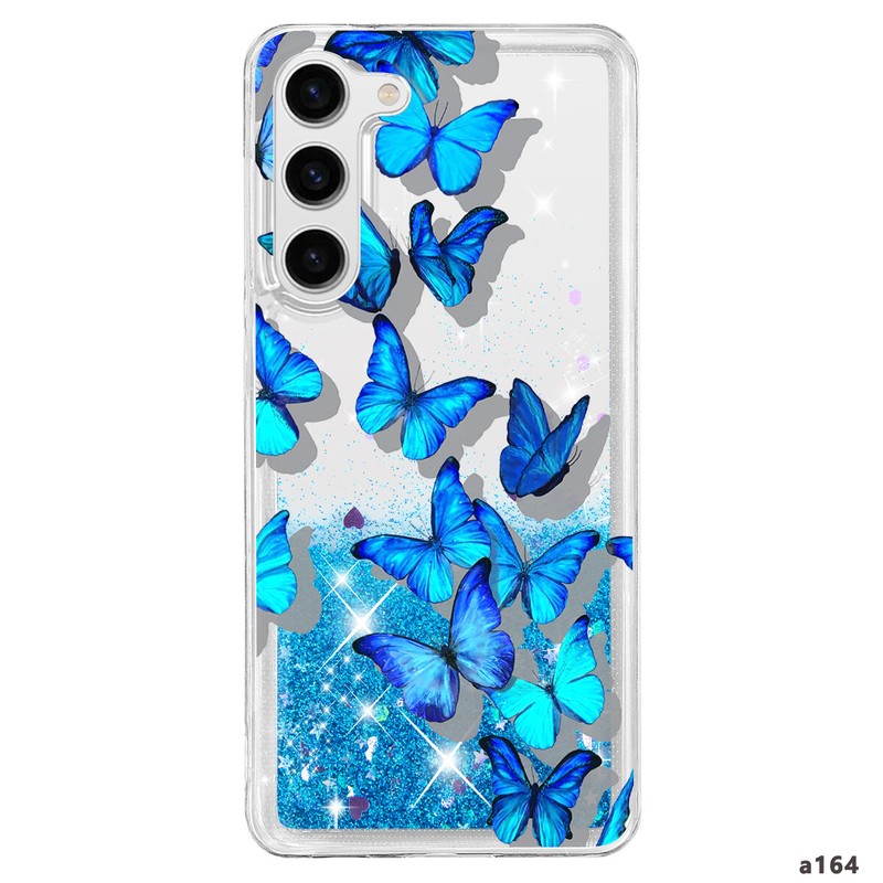 Pretty Liquid Glitter Phone Case Siilcone Cover For Samsung S23 S24 A16 A05s A35 gallery