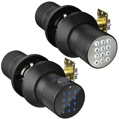 Smart Door Knob Keyless Entry Lock Electronic Touchscreen Deadbolt with Keypad