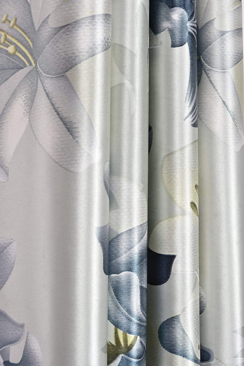 New 2 Piece Eyelet Polyester Door Curtain Set - 7 feet gallery