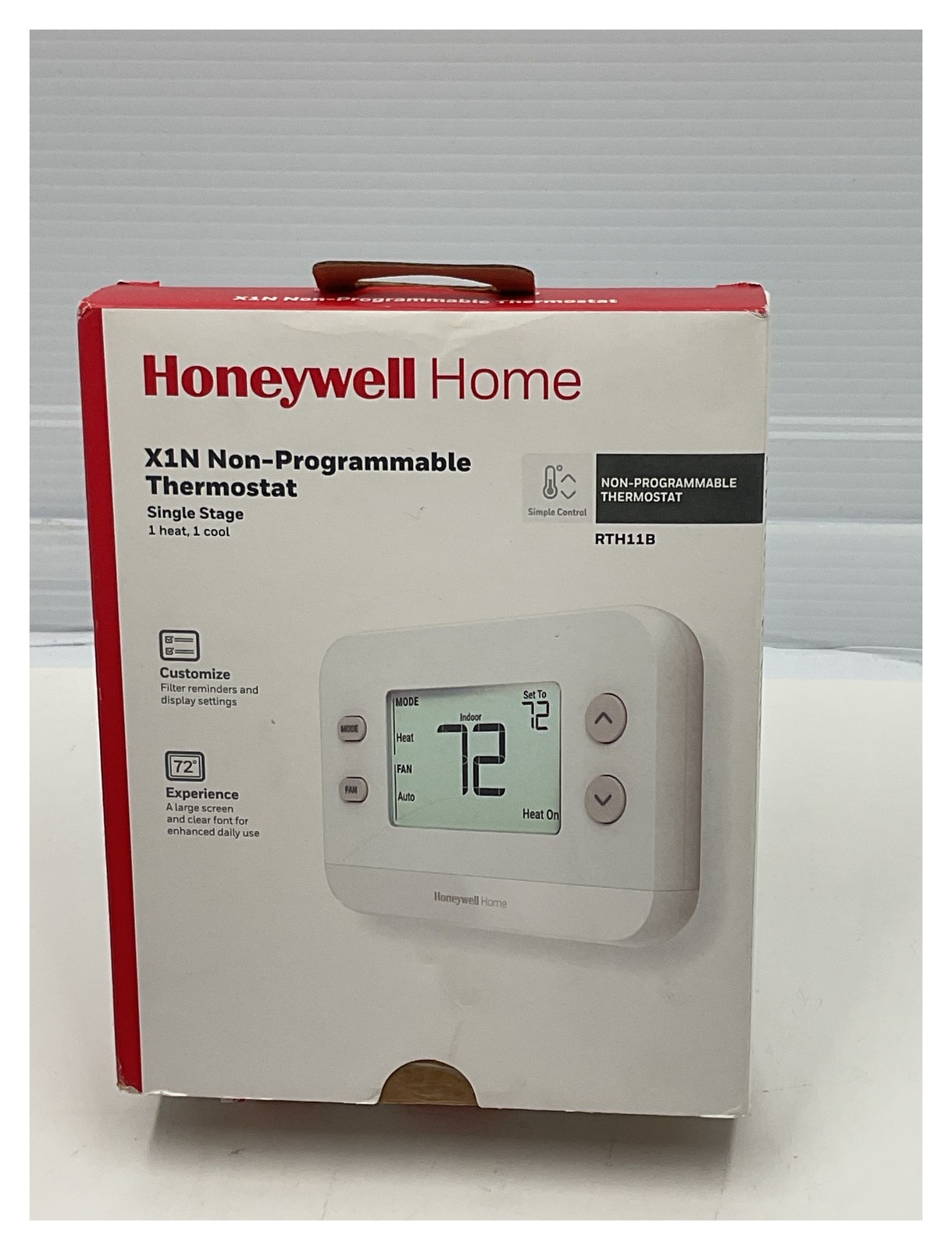 Honeywell Home RTH11B X1N Non-Programmable Digital Thermostat 1 Heat 1 Cool NEW gallery