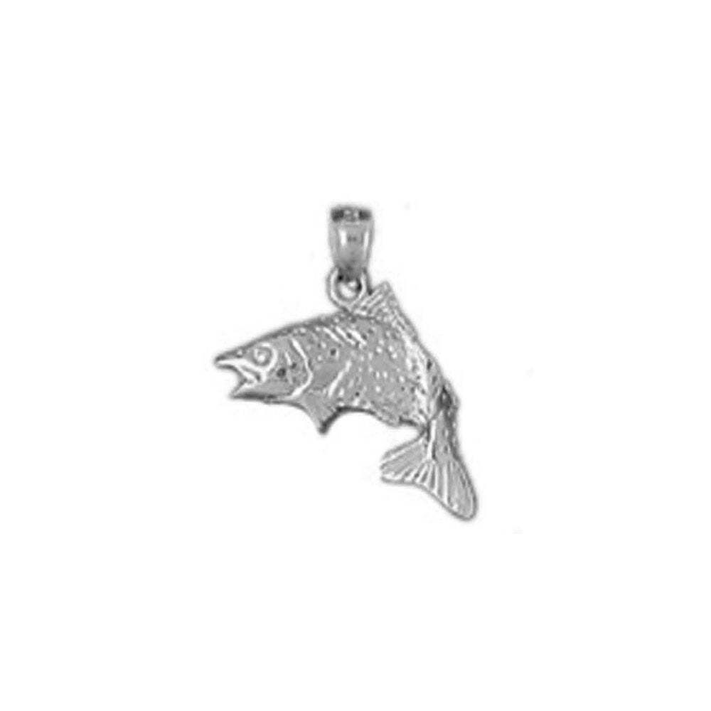 Fish Charm Pendant 14k Gold (2 Grams) gallery